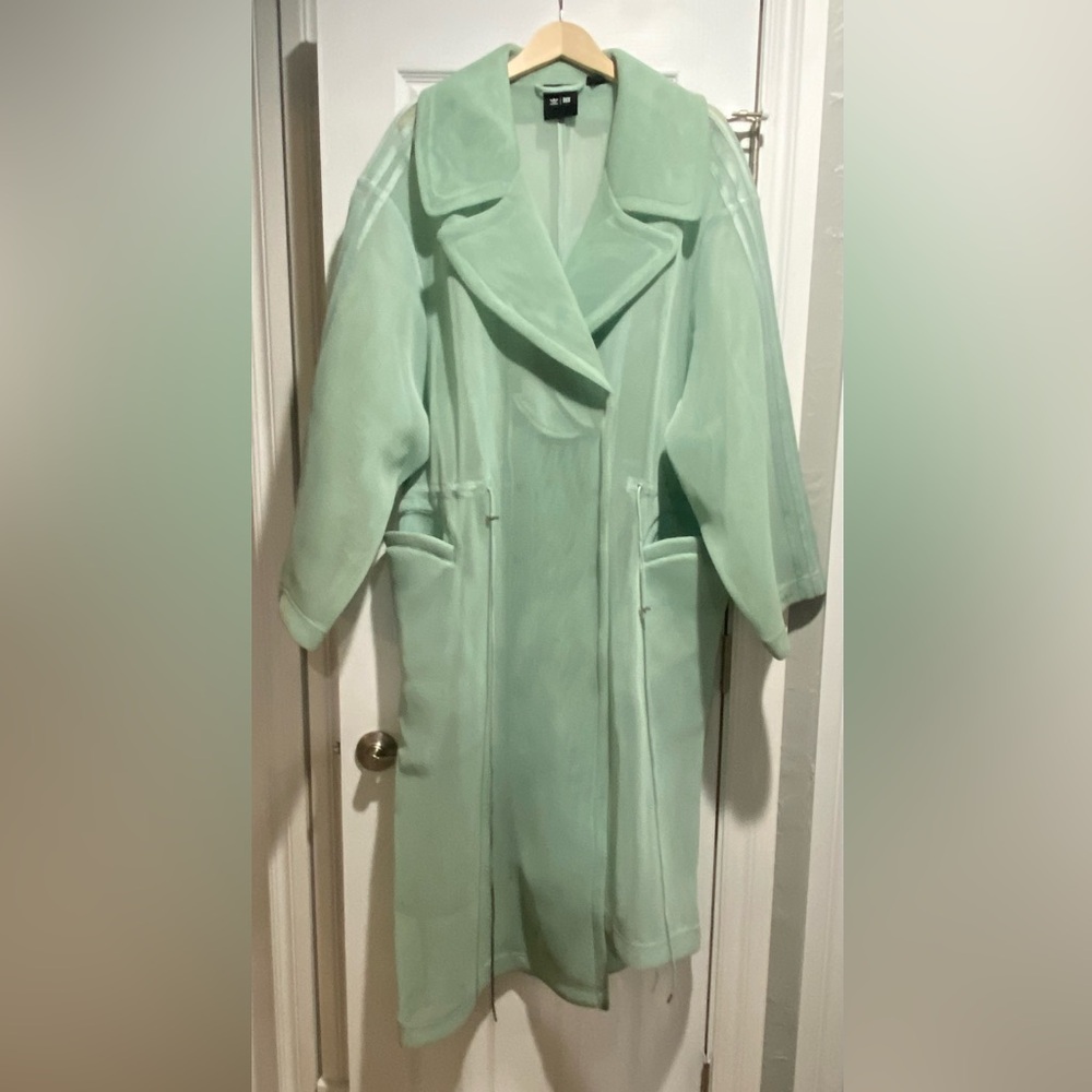 Adidas / Ivy Park Green Tint Mesh Jacket - Picture 5 of 16